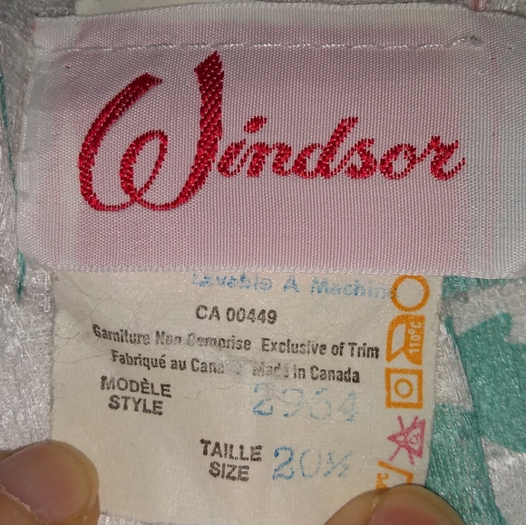 Vintage Windsor Sleeveless Dress Sz 20.5 1950s-60s Made in Canada Prairi… - Picture 3 of 9